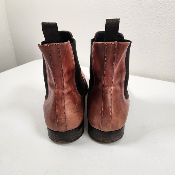 PAUL EVANS Men's Brown Leather Chelsea Boots 13 Made In Naples Italy Brown $559 - Picture 4 of 13